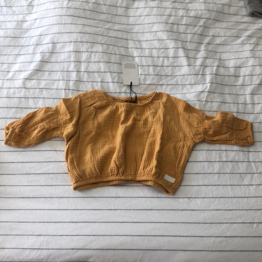 7 For All Mankind dolman sleeve gauze shirt 12M